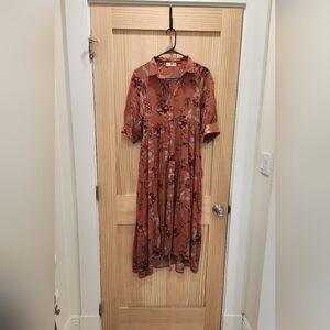 Natural Life Autumnal Floral Dress